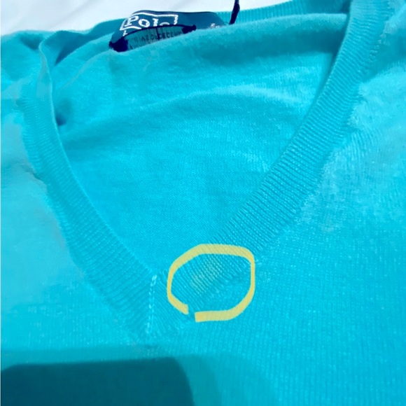 Polo by Ralph Lauren Woman’s size XL.  V-Neck lightweight sweater.  Gently Worn - Picture 11 of 14
